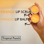 Smoker Lips Brightening Routine (1 Lip Scrub + 1 Lip Balm)- Tropical Punch