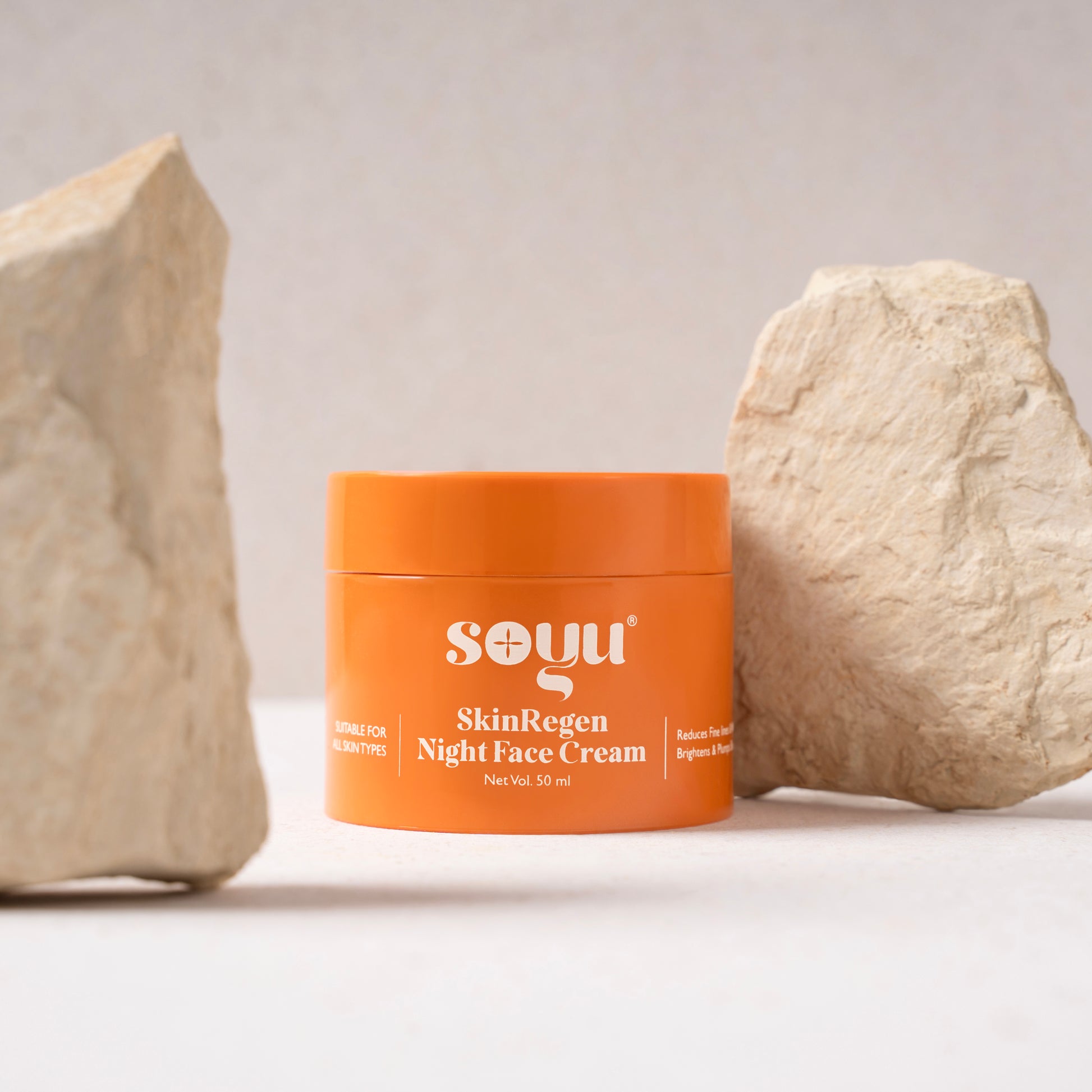 Soyu Regen 5-in-1 Night Cream: Brightens, Firms, Moisturizes, Reduces Wrinkles & Boosts Collagen