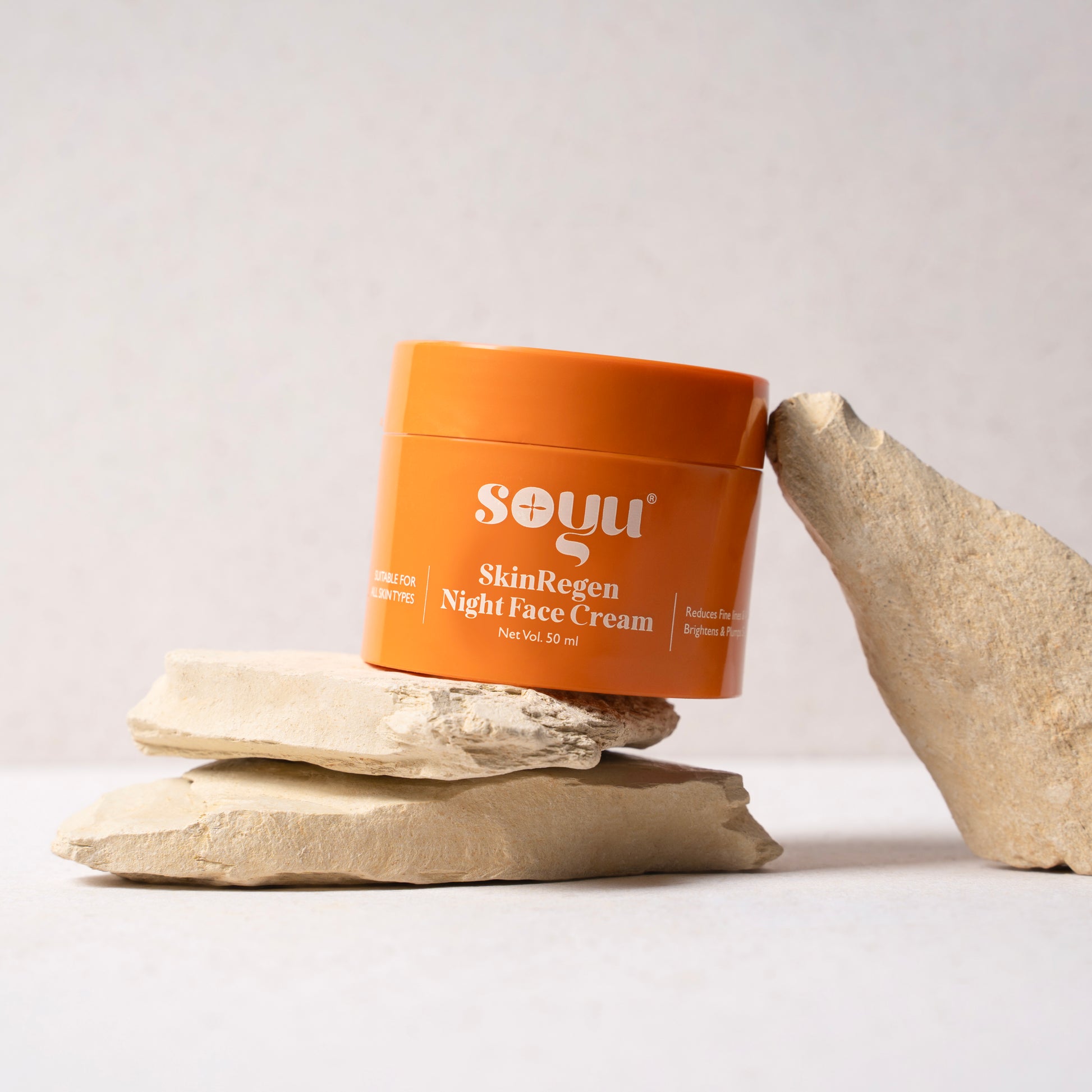 Soyu Regen 5-in-1 Night Cream: Brightens, Firms, Moisturizes, Reduces Wrinkles & Boosts Collagen