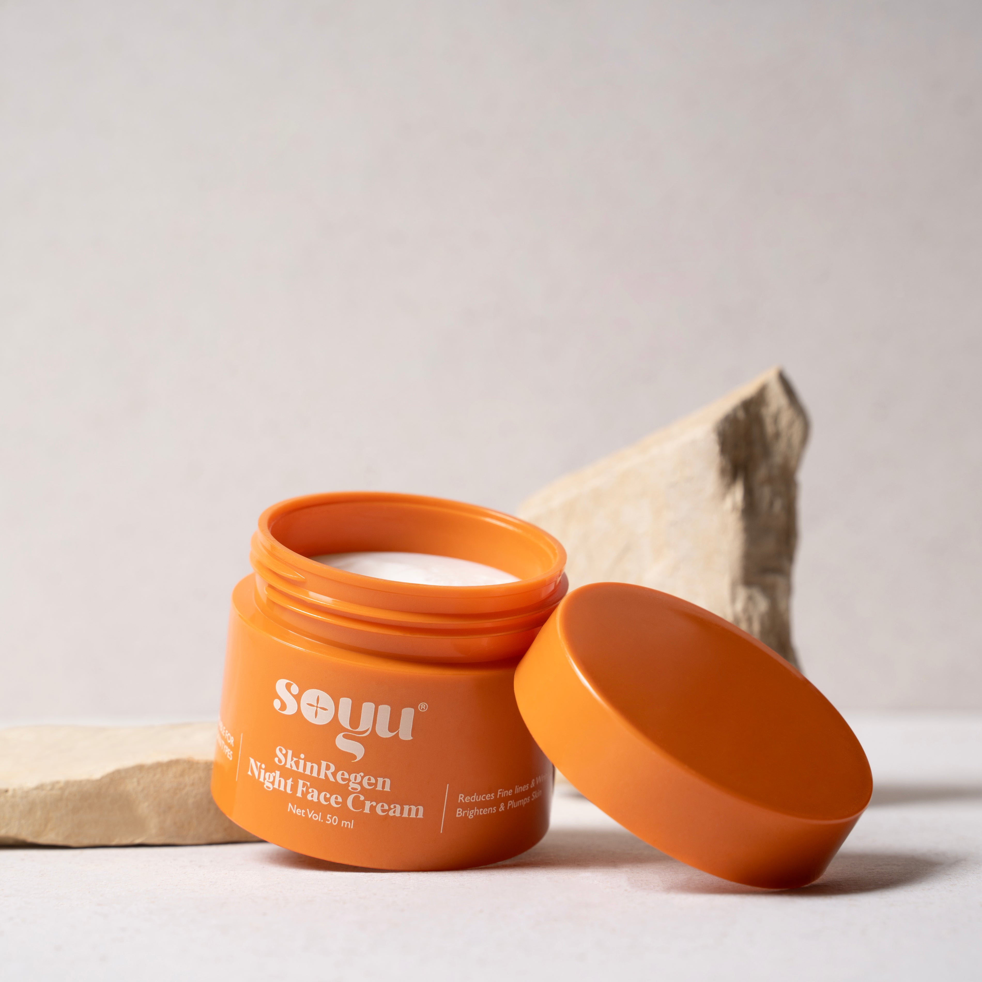 Soyu Regen 5-in-1 Night Cream: Brightens, Firms, Moisturizes, Reduces Wrinkles & Boosts Collagen