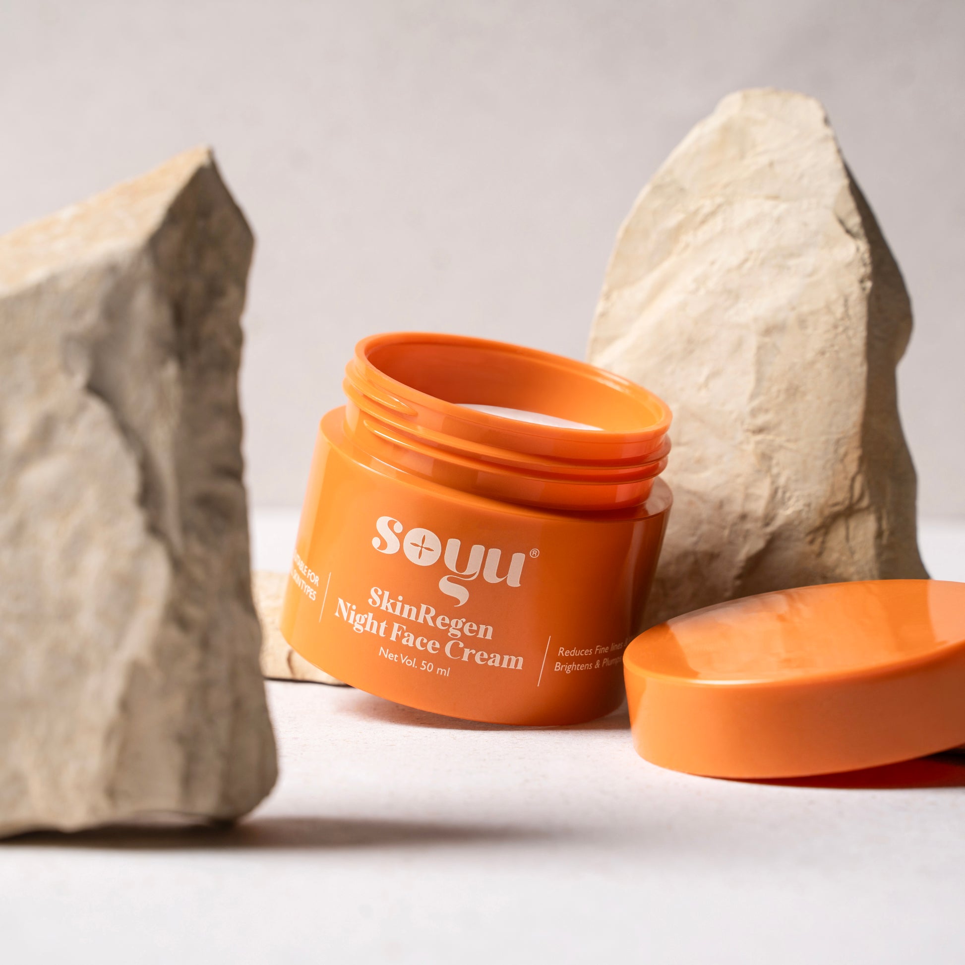 Soyu Regen 5-in-1 Night Cream: Brightens, Firms, Moisturizes, Reduces Wrinkles & Boosts Collagen