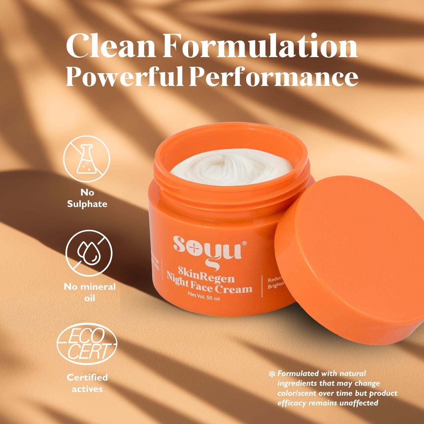 Soyu Regen 5-in-1 Night Cream: Brightens, Firms, Moisturizes, Reduces Wrinkles & Boosts Collagen