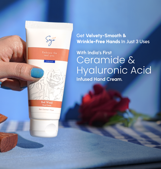 India's first ceramide-infused hand cream - Red Wood