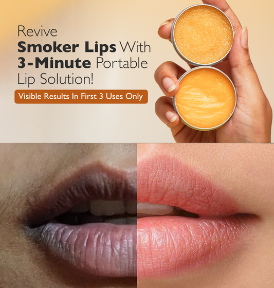 Smoker Lips Brightening Routine (1 Lip Scrub + 1 Lip Balm)- 60-Day Pack  - Tropical Punch