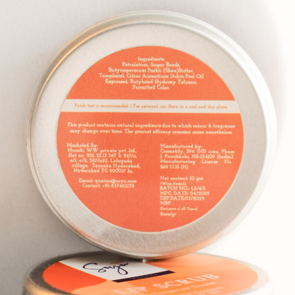 Lip Brightening Scrub with Plumping Pearls - Tangerine Dream