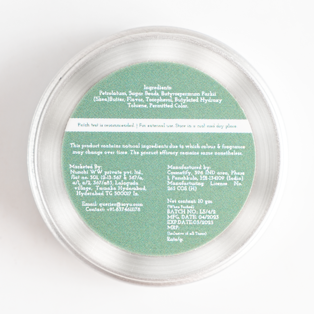 Lip Brightening Scrub with Plumping Pearls - Mint Glaze