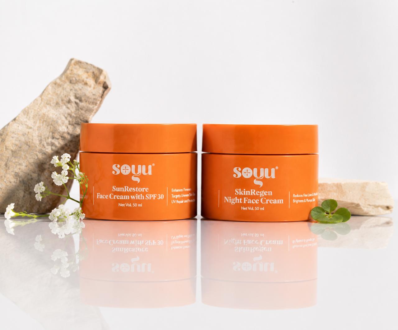 Day Cream & Night Cream Combo: Clinically proven visible results in 28 days