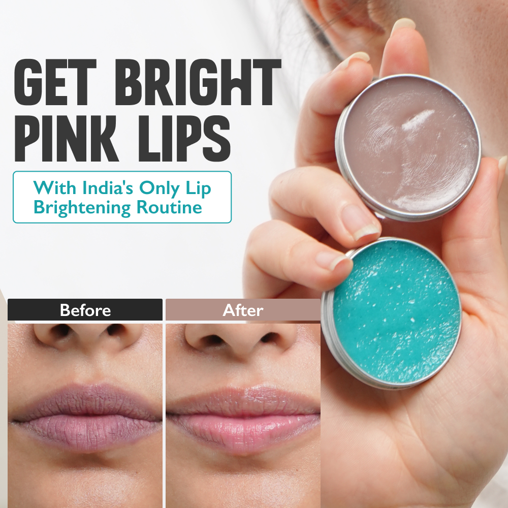 Smoker Lips Brightening Routine (1 Lip Scrub + 1 Lip Balm)- 60-Day Pack  - Mint Chocolate Chip