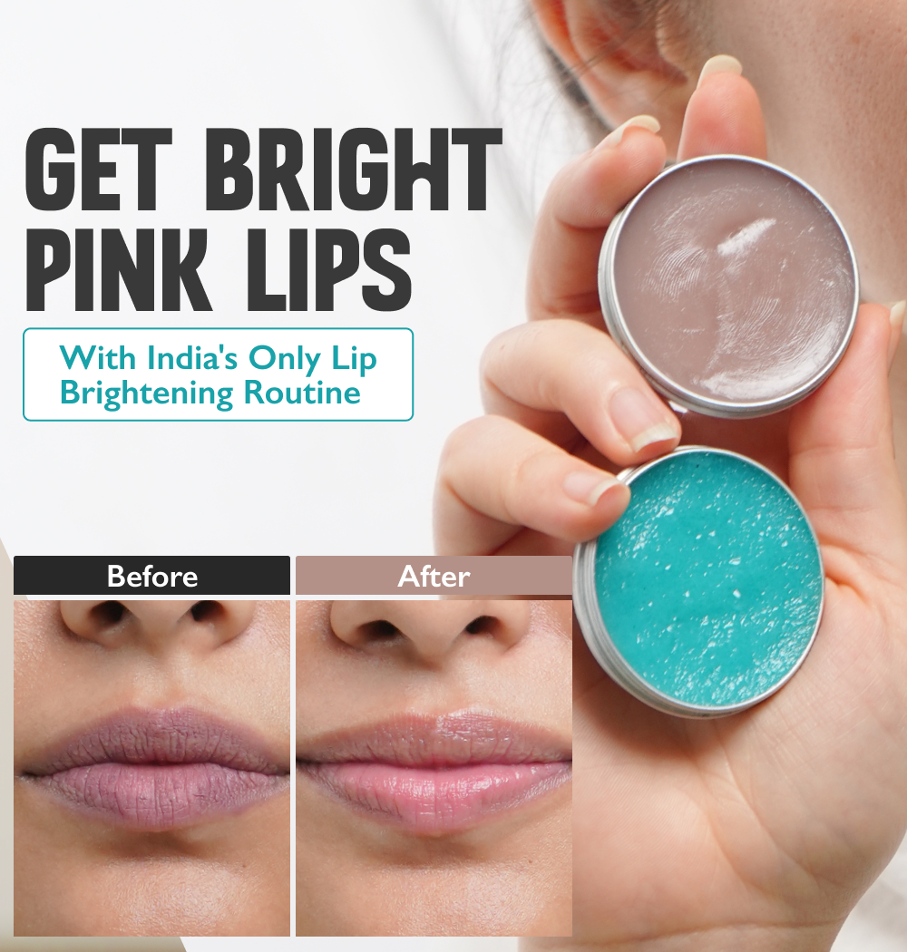 Smoker Lips Brightening Routine (1 Lip Scrub + 1 Lip Balm)- 60-Day Pack  - Mint Chocolate Chip